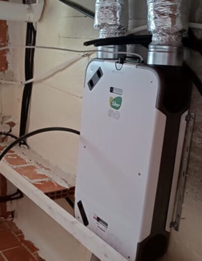 caldera aerotermia suelo radiante